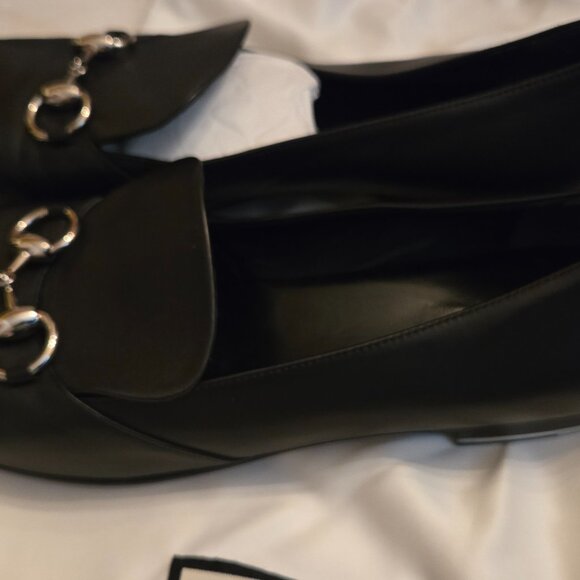 Gucci Black Leather Horsebit Loafers - Picture 9 of 12